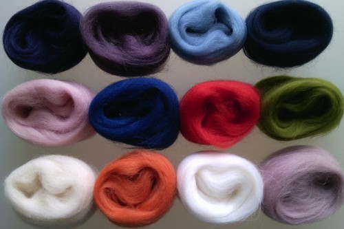 Set pure merino wool - pure, tops