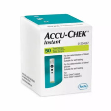 ACCU-CHEK Instant Blood Glucose Test Strips | 50 Test Strips x 2