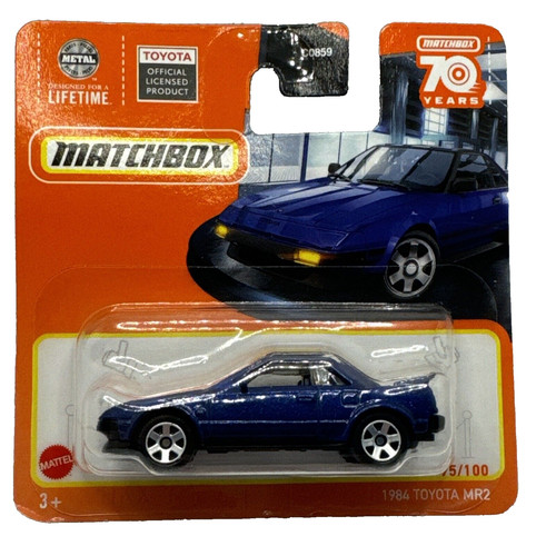 Matchbox 1984 toyota mr2 blue - 1984,