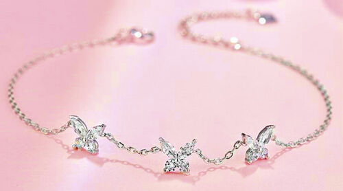 925 sterling silver crystal - silver,