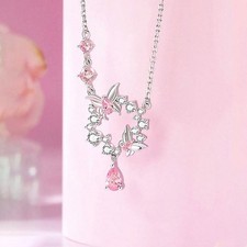 S925 silver butterfly wreath