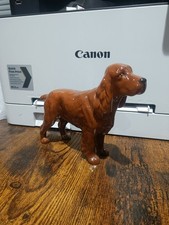 Beswick Cocker Spaniel Figurine No 967 HORSESHOE PRIMULA Brown Glazed Ornament