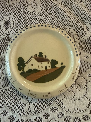Vtg dartmouth pottery motto - dartmouth,