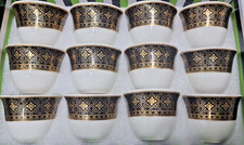Turkish Kahwa Set of 12 White