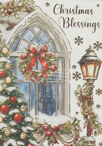 Religious xmas card - religious,