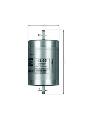 Mahle fuel filter for - kl,