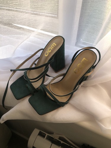 Dark green strappy - green,