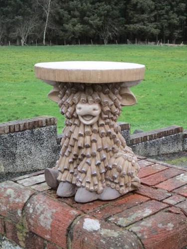 Highland cow side table - cow,