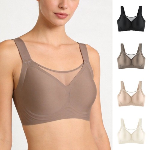 Ladies wireless minimiser bra - minimiser,