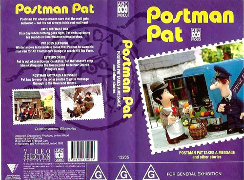 Postman pat takes message - a,