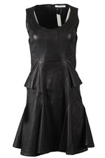 GIVENCHY LEATHER MINI DRESS FR