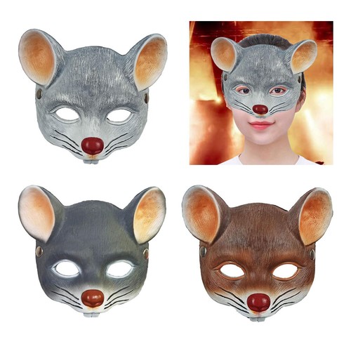 Mouse half face mask - 3d,