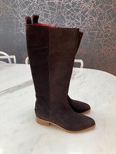 BNWT White Stuff Brown Knee High Suede Shelly Star Boots Size 6/39