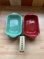 Vintage 60s Jie Gantofta Sweden Serving dishes with stand