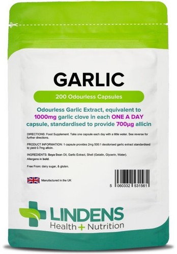 Garlic 1000mg odourless high - odourless,