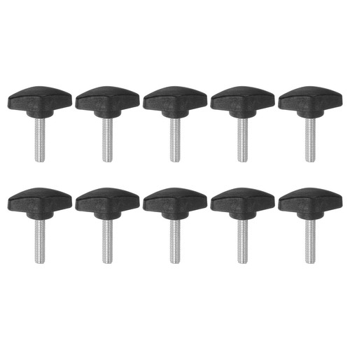 Pcs m6x30mm black male - black,