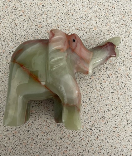 Vintage green banded calcite - vintage,