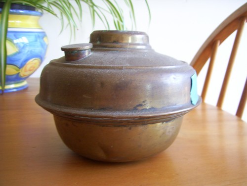 Antique brass oil lamp drop - lamp, drop-in