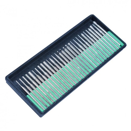 30pc mini rotary diamond burr - 30pc,