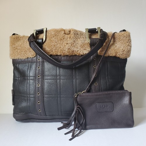 Ugg brown leather shearling - ugg,