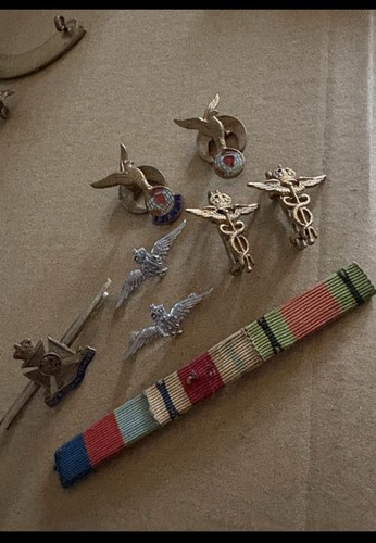 Antique military badges - military,
