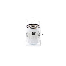 MANN W7015 Oil Filter Service