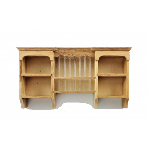 Dolls house light oak wall - house,