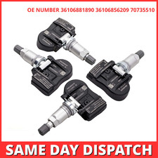 4X TPMS TYRE PRESSURE SENSOR FOR BMW 1 2 3 4 SERIES F20 F21 F30 F31 36106881890