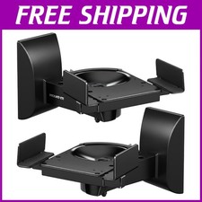 Compact Full Motion Wall Mounts for Bookshelf Speakers