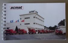 ACMAT MILITARY & EMERGENCY VEHICLES orig 106pp Small Sales Brochure - 4x4 6x6