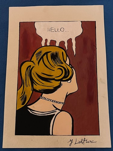 Roy lichtenstein drawing - roy, and