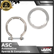 Exhaust Turbo V-Band Clamp w/Gasket - fits BMW 1 2 3 4 5 6 7 Series, X3, X5...