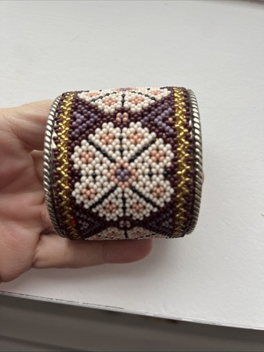 Native american beaded silver - american,