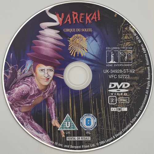 Varekai cirque soleil dvd - varekai,