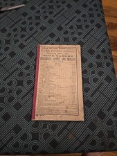 LNWR North Eastern Division Working Timetable June 1883 Passenger Goods Mineral