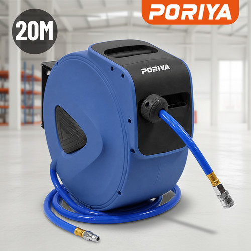 Retractable air hose reel - air,