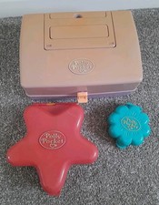 Vintage 1990’s Polly Pocket Toy Bundle x3 Compacts  - READ DESCRIPTION 