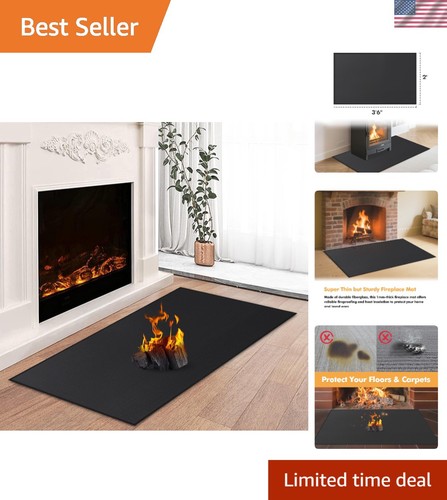Fireplace mat fireproof hearth - fireplace,
