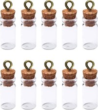 10 PCS Small Glass Bottles