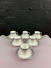 6 x Aynsley Silver Shadow