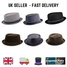 Quality Pork Pie  Trilby Hats