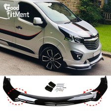 Gloss Black Front Bumper Lip