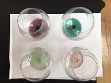 Set of 4 etched balloon Brandy