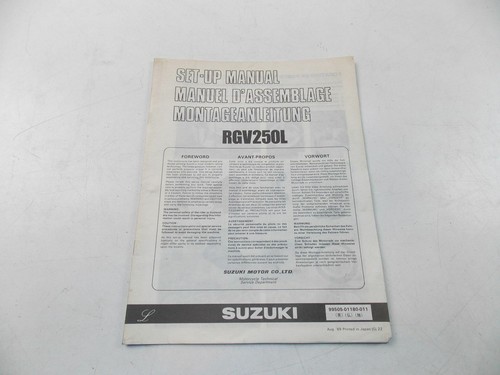 Oem 1989 suzuki rgv250l setup - oem,