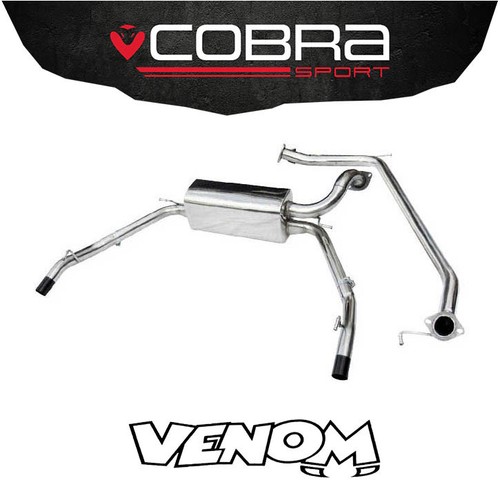 Cobra exhaust cat back - 2.5",