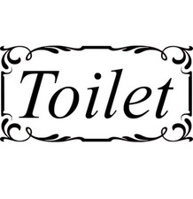 5” Self Adhesive Toilet Door