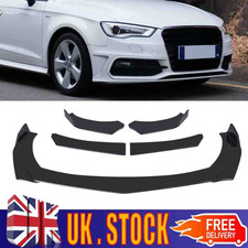 FOR AUDI A3 A4 A5 A8 Q3 Q5 Q7 RS6 RS7 S4 TT FRONT BUMPER SPLITTER LIP GLOSSY BT