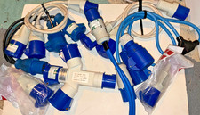 JOB LOT 5x 16A Y split 1x 3 way splitter single phase 1ph plug/socket 6h L N E