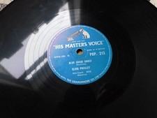 Elvis Presley ORIGINAL UK 78 RPM Blue Suede Shoes Tutti Frutti HMV 1956 POP 213