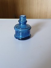 Old Light Blue Shear Lip Glass